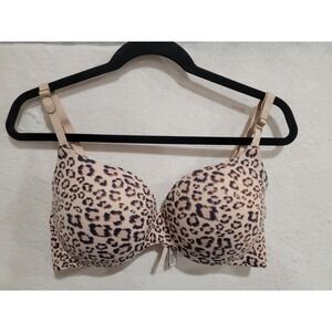 Victoria's Secret Incredible Perfect Shape Bra 36DD Leopard Print Underwire